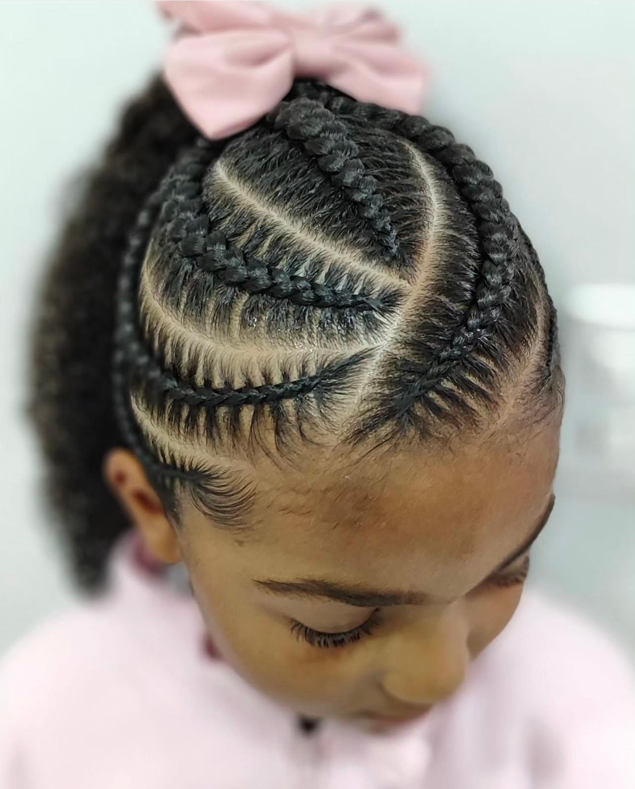 Tresses protectrices enfant - Coiffure afro domicile